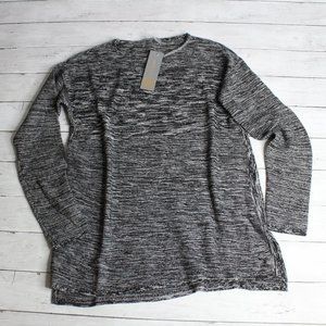 Daisy Fuentes Women's Pullover Tunic Sweater Size M Black White